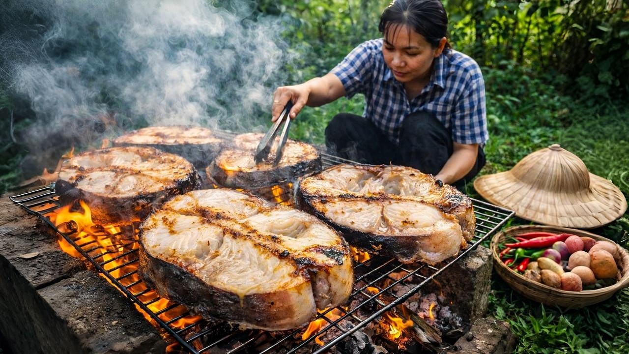 Grilling Catfish in the Backyard Seemed Easy… Until Things Got Smoky
