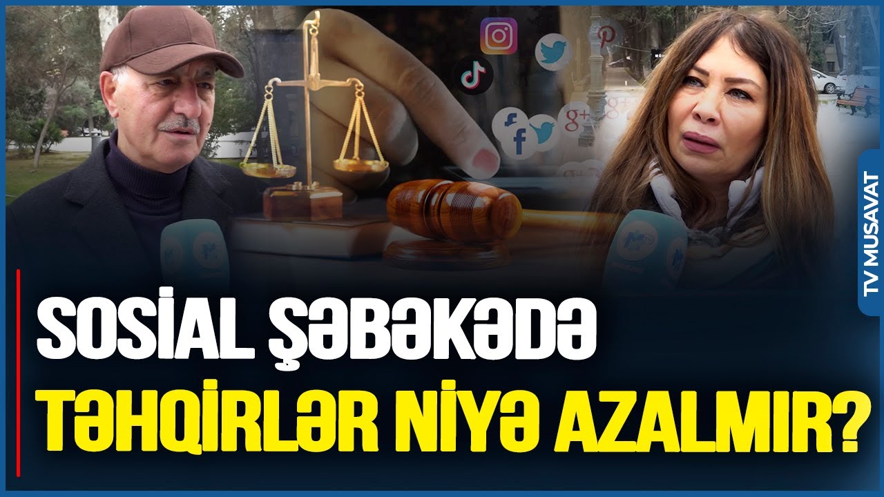 Sosial şəbəkədə sizi söyənləri MƏHKƏMƏYƏ VERƏRSİZ? - Bakı sakinlərindən FƏRQLİ CAVABLAR