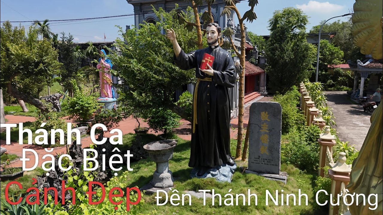 Thánh Ca Đặc Biệt _ Cảnh Đẹp Đền Thánh Đức Mẹ Mân Côi Ninh Cường _ GP Bùi Chu 