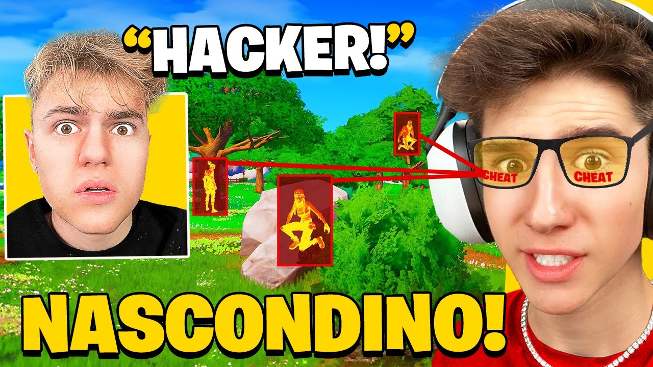 Ho BARATO nel NASCONDINO contro 100 players su Fortnite! *ASSURDO*