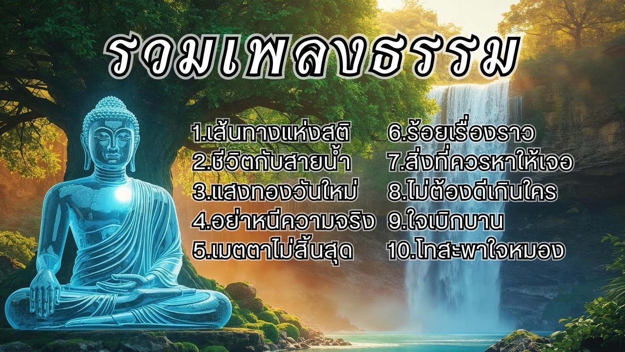 รวมเพลงธรรมประยุกต์ EP.26 ช่วยเยียวยาจิตใจให้สงบ ผ่อนคลายจากความเครียด
