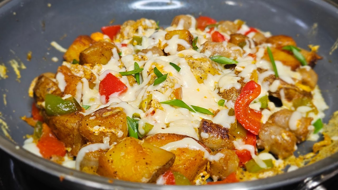Stop Making Boring Breakfasts | Easy Sausage Egg Hash Recipe