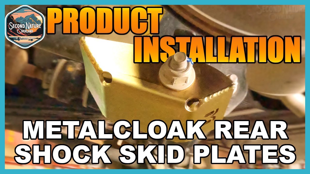 MetalCloak Rear Shock Skid Plates 2021+ Ford Bronco (non-HOSS 3.0) Install