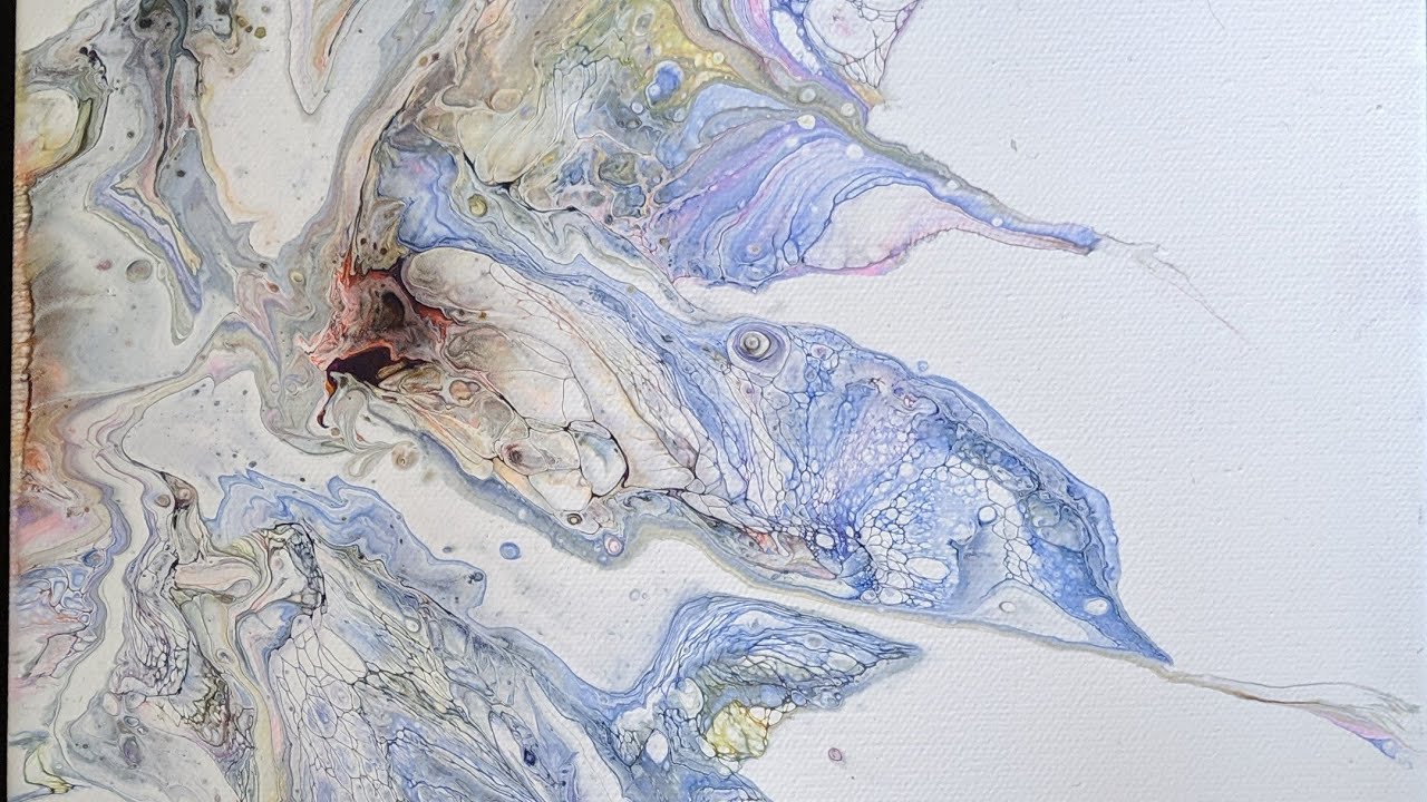 (681) Mallet smash slice and swipe fluid paint pouring