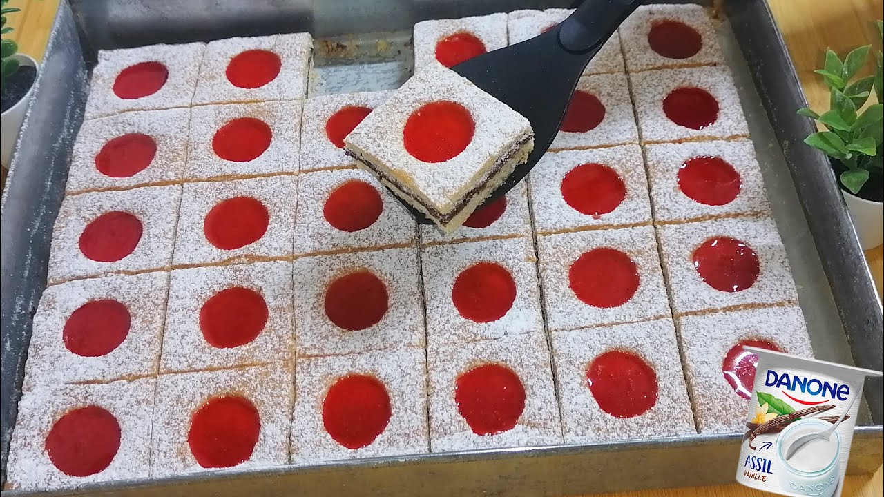 حلوة دانون لي دارت ضجة بدون بيض ولا زبذة😱 حضريها دفعة وحدة وبلا طابع هشيشة وكذوب فالفم