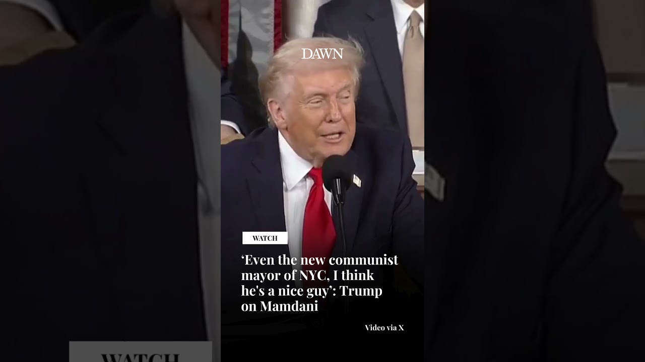 &lsquo;Even the new communist mayor of NYC, I think he's a nice guy&rsquo;: Trump on Mamdani