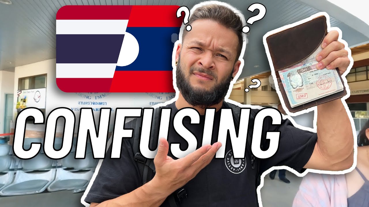 Crossing the Thai-Laos border WITHOUT a visa | Chiang Khong 🇹🇭 → Huay Xai 🇱🇦