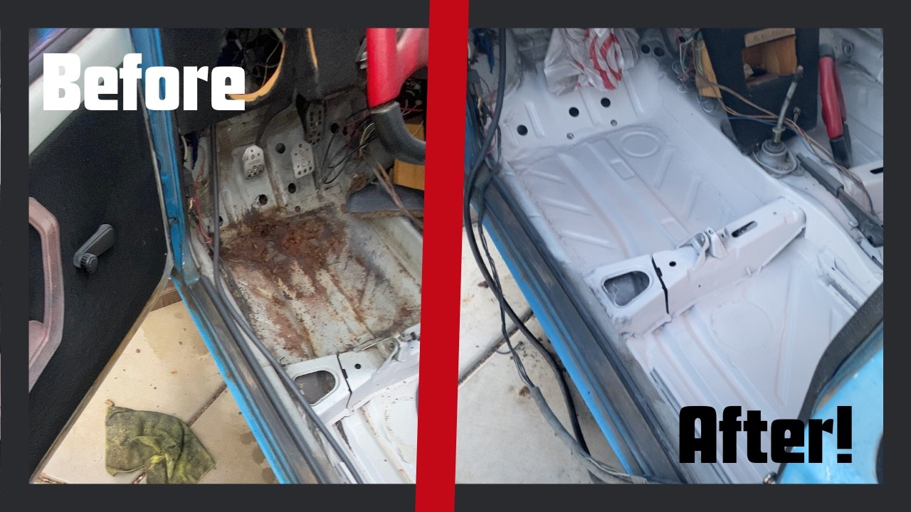 How I Restored My Floor On My 1984 VW Rabbit