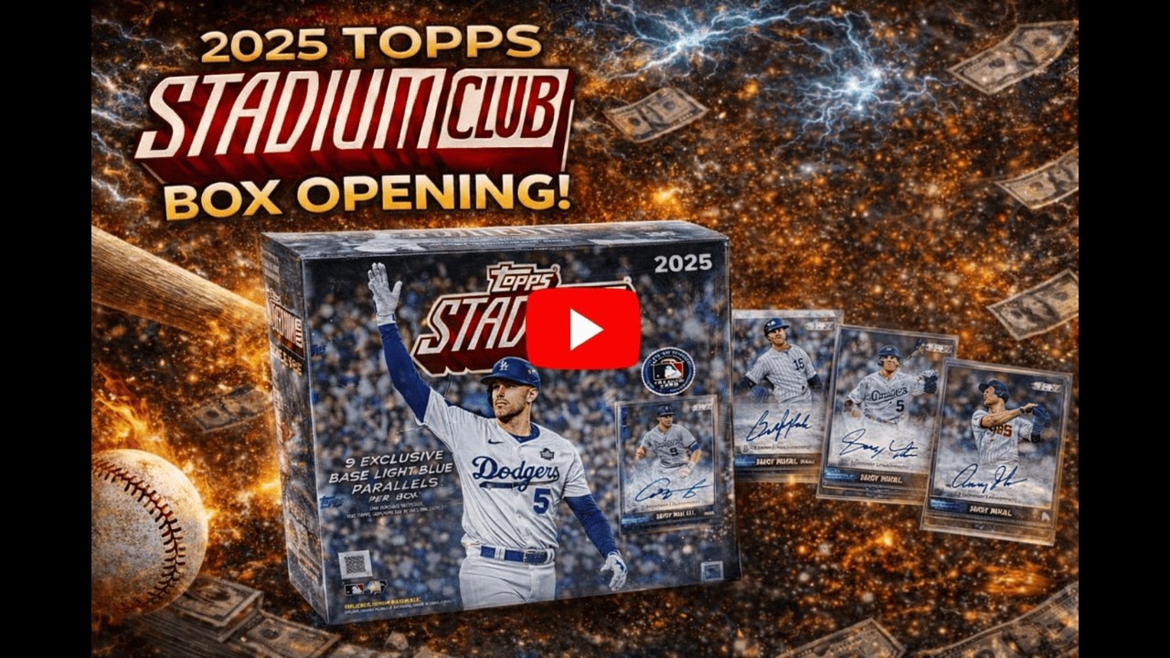 Unboxing A 2025 Topps Stadium Club Baseball Mega ID SCBBMEGA102