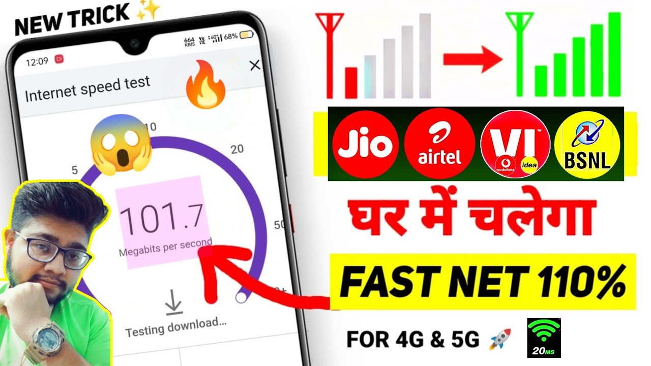 Net Slow Problem | FIX | Internet Not Working | Network Problem Solution | Jio / Airtel / Vi / Bsnl