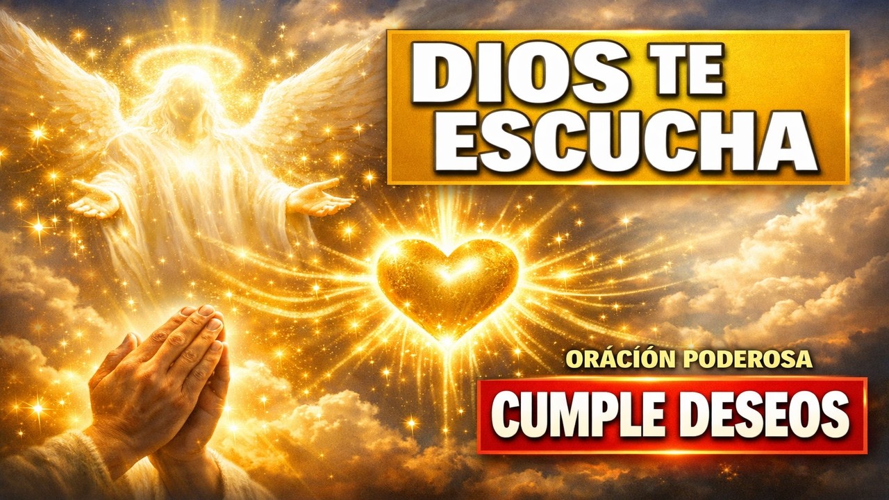 ¡DIOS TE ESCUCHA! ORACIÓN PODEROSA PARA CUMPLIR TUS DESEOS MÁS PROFUNDOS.