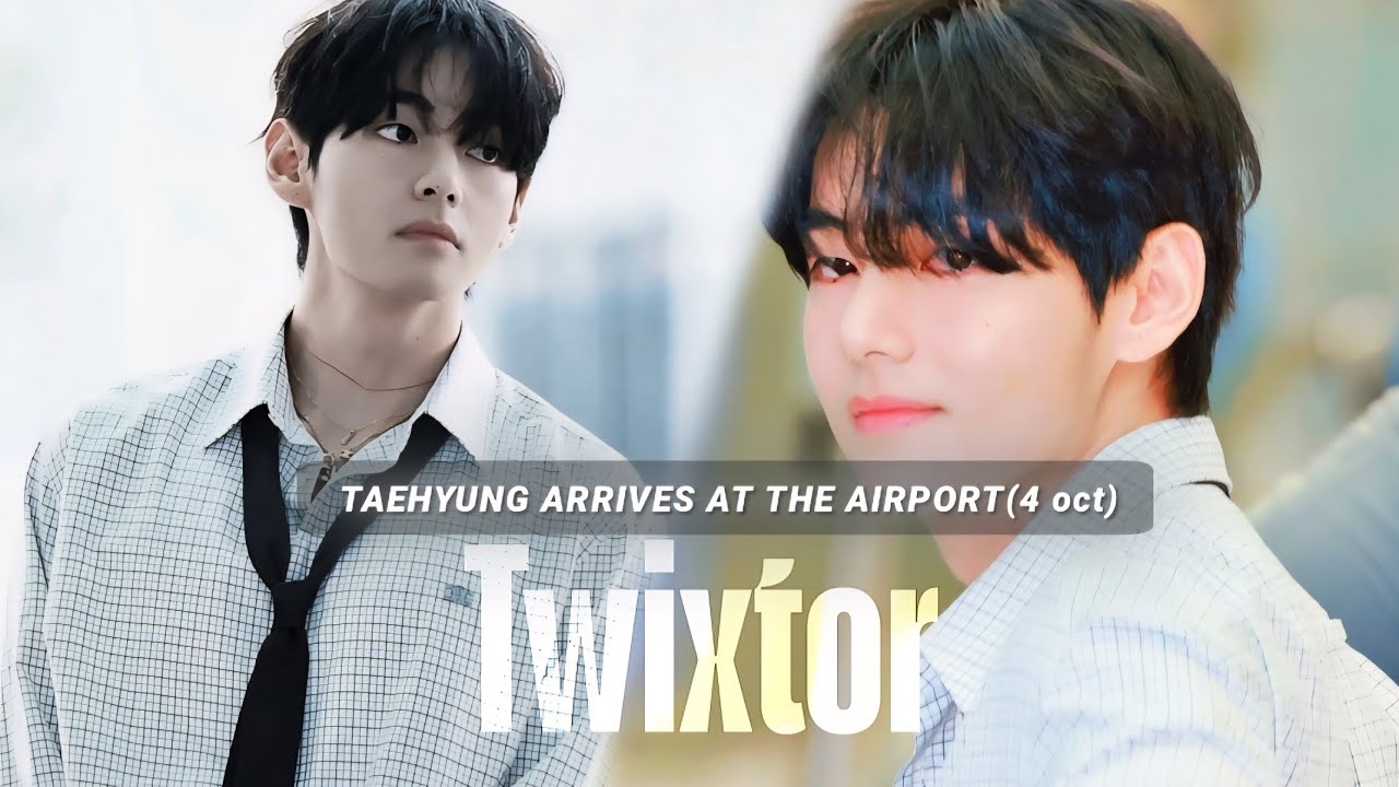 TAEHYUNG Twixtor clips》° V  FOR PARIS FASHION WEEK ♡ 