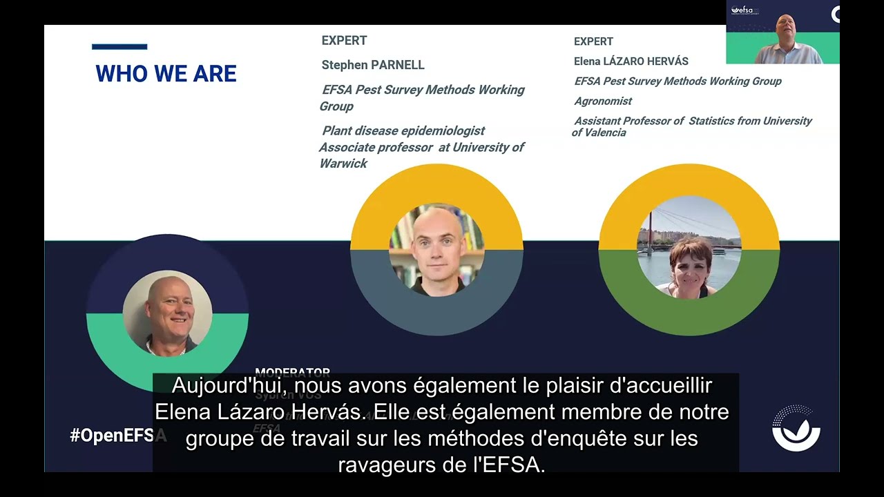 Webinar EFSA Plant pest survey methodological framework - French subtitles
