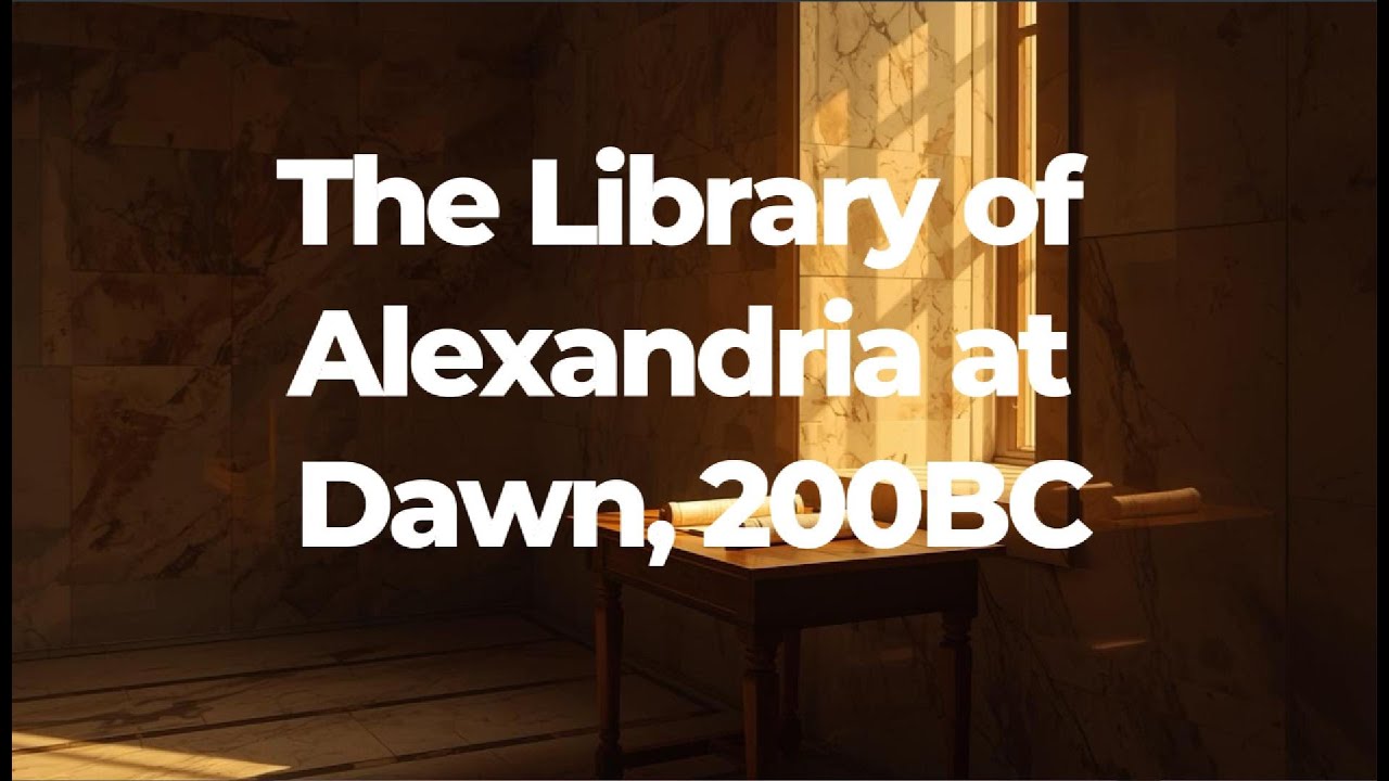 The Library of Alexandria at Dawn, 200BC