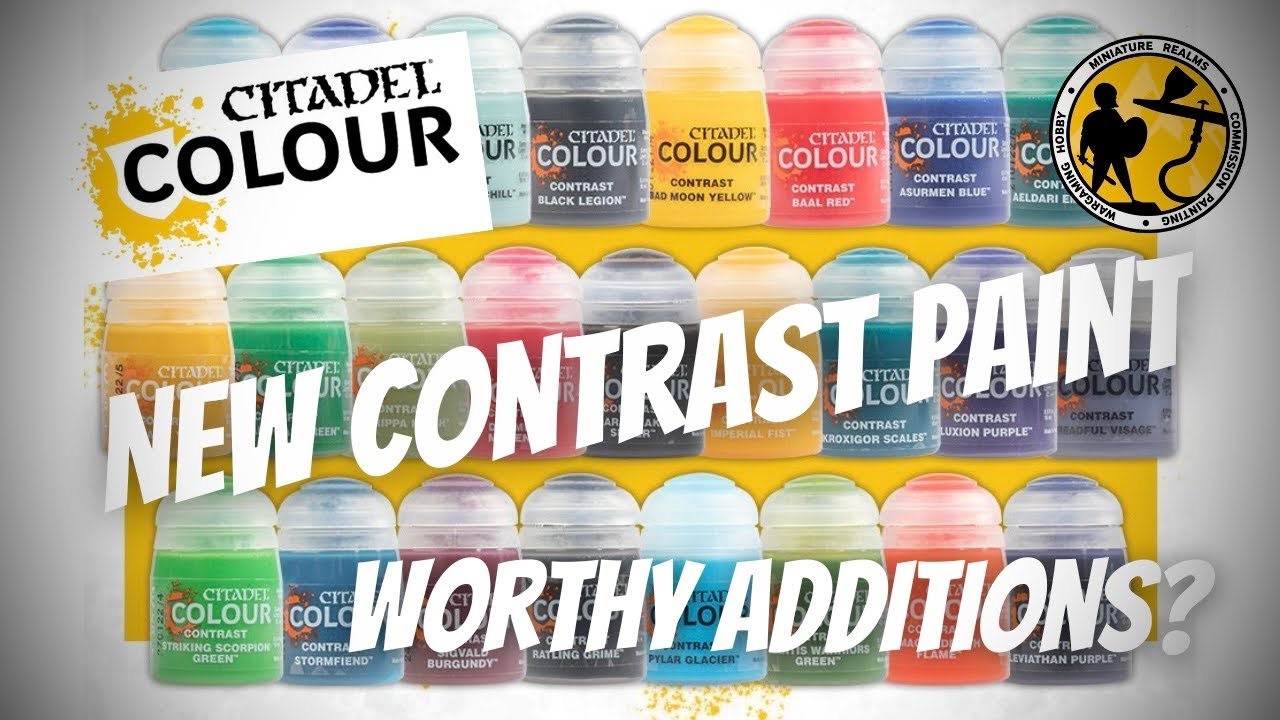 New Citadel Contrast Paints & Shades - Worthwhile Additions?
