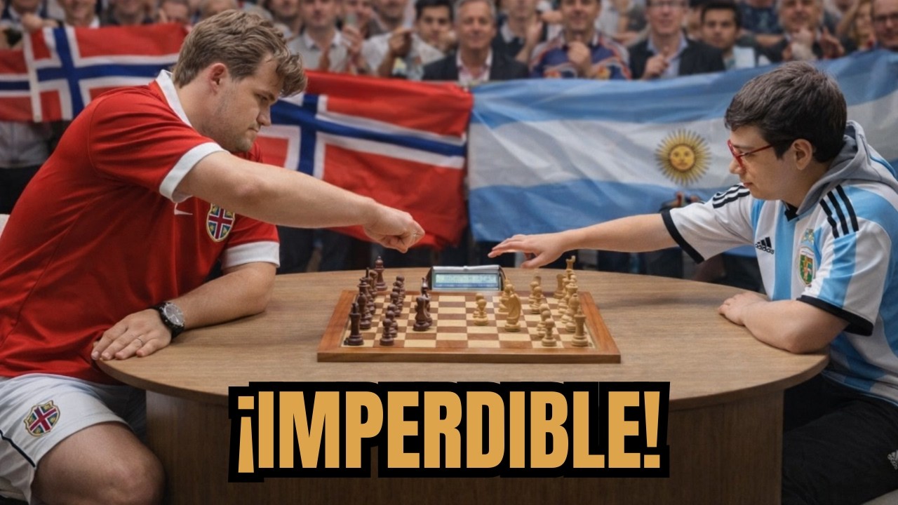 ¡Magnus Carlsen DESAFÍA a Faustino Oro!