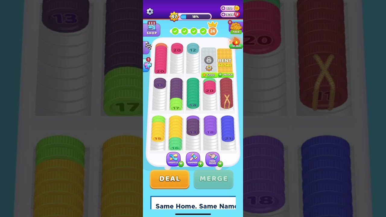Coin Sort level 47