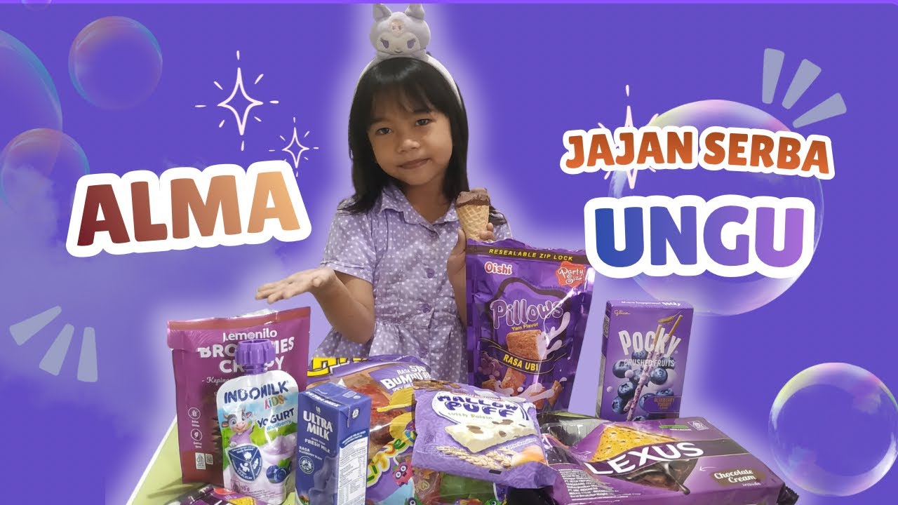 ALMA JAJAN SERBA WARNA UNGU