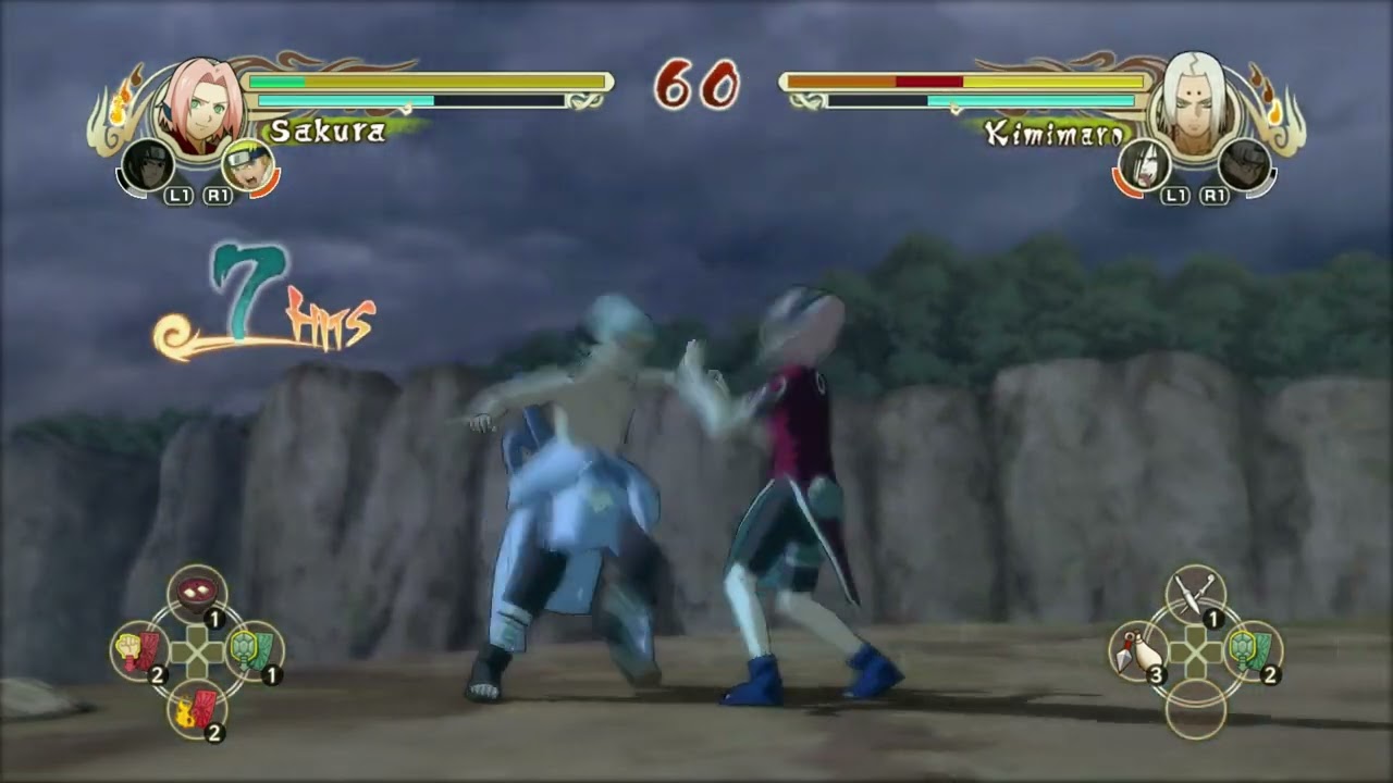 Sakura vs Kimimaro - Naruto Ultimate Ninja Storm