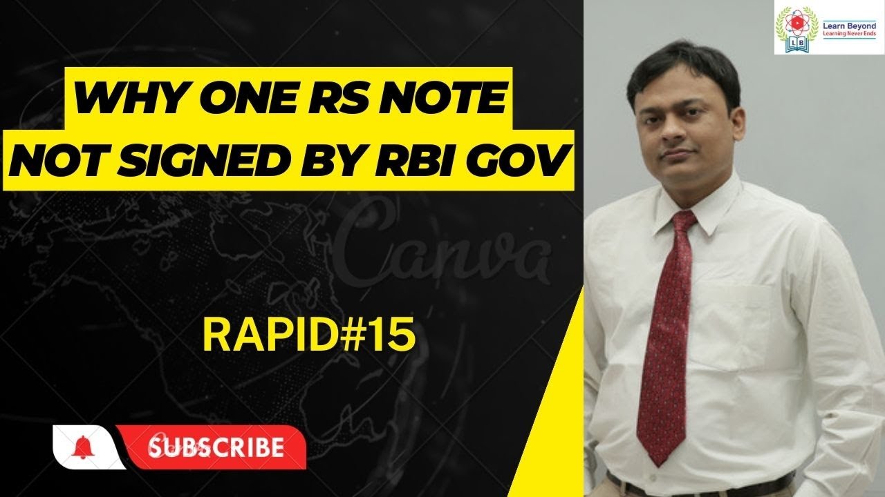 l Rapid#15 l Why RBI do not Print One rupees note l who signs on one rupee note? l
