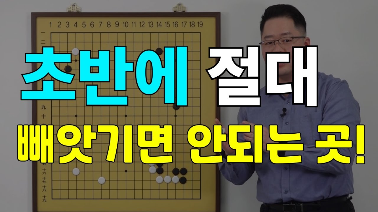 [초반50수] 초반에 절대 빼앗기면 안되는 곳~ (바둑강좌)