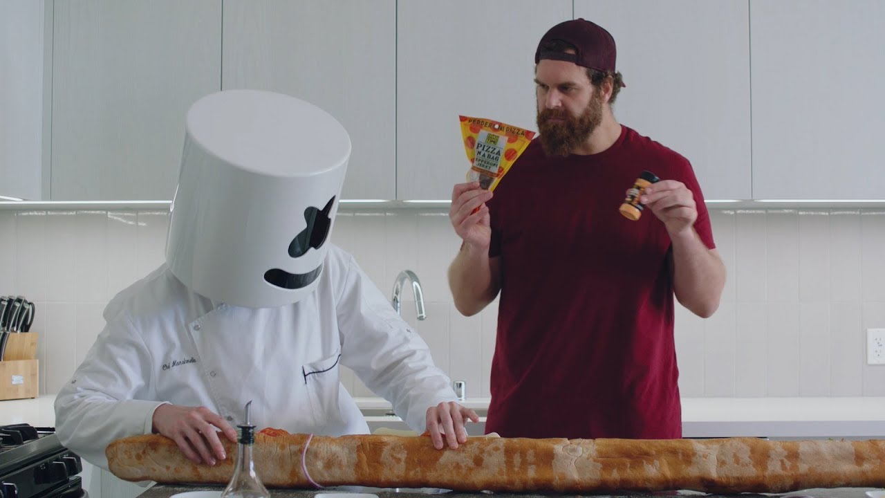 Гигантский 6-футовый итальянский саб (при участии Харли из Epic Meal Time) | Готовим с Marshmello