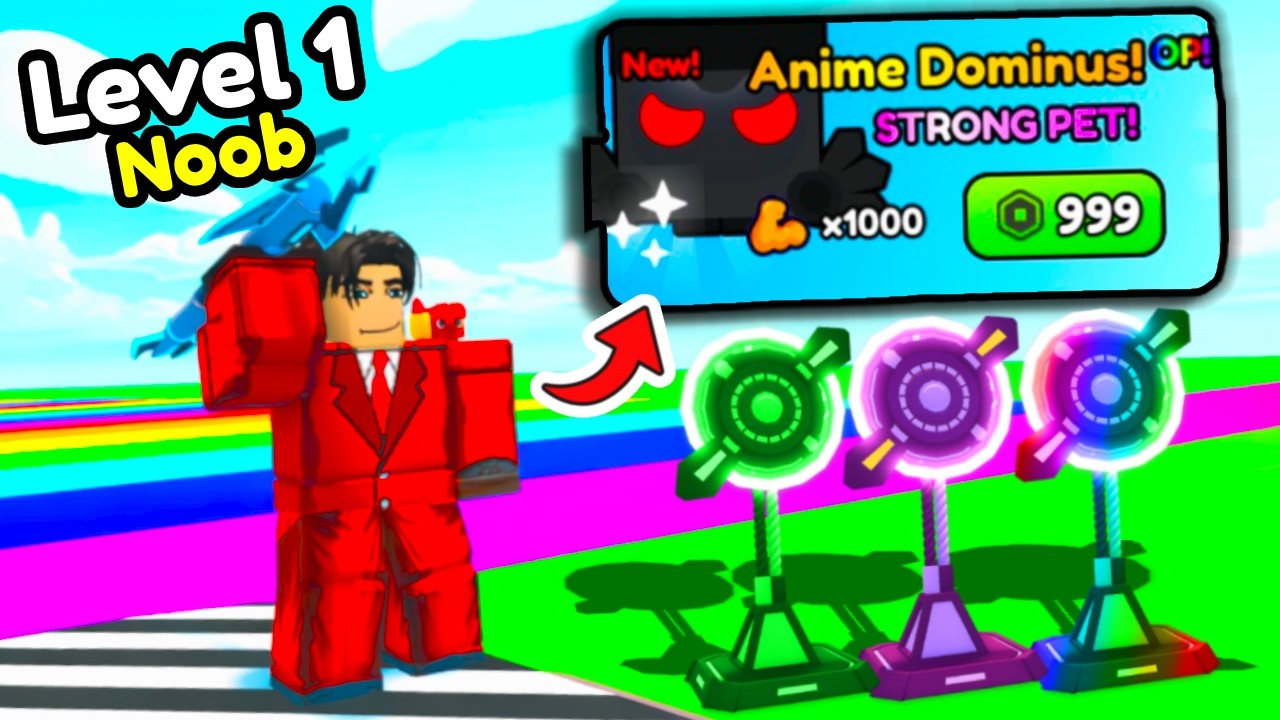 Starting Over as NOOB with OP SECRET PET in Spear Training! (Roblox)