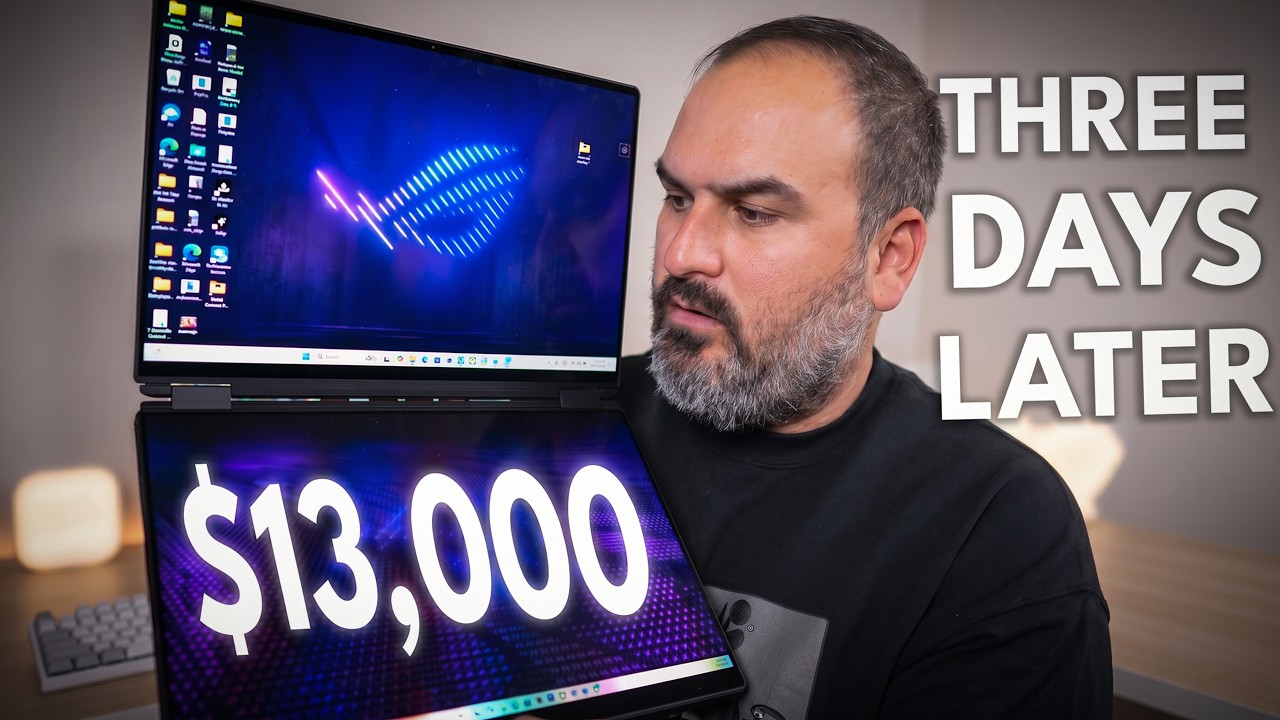 Asus ROG Zephyrus Duo - 3 Days with a FOLDING laptop!