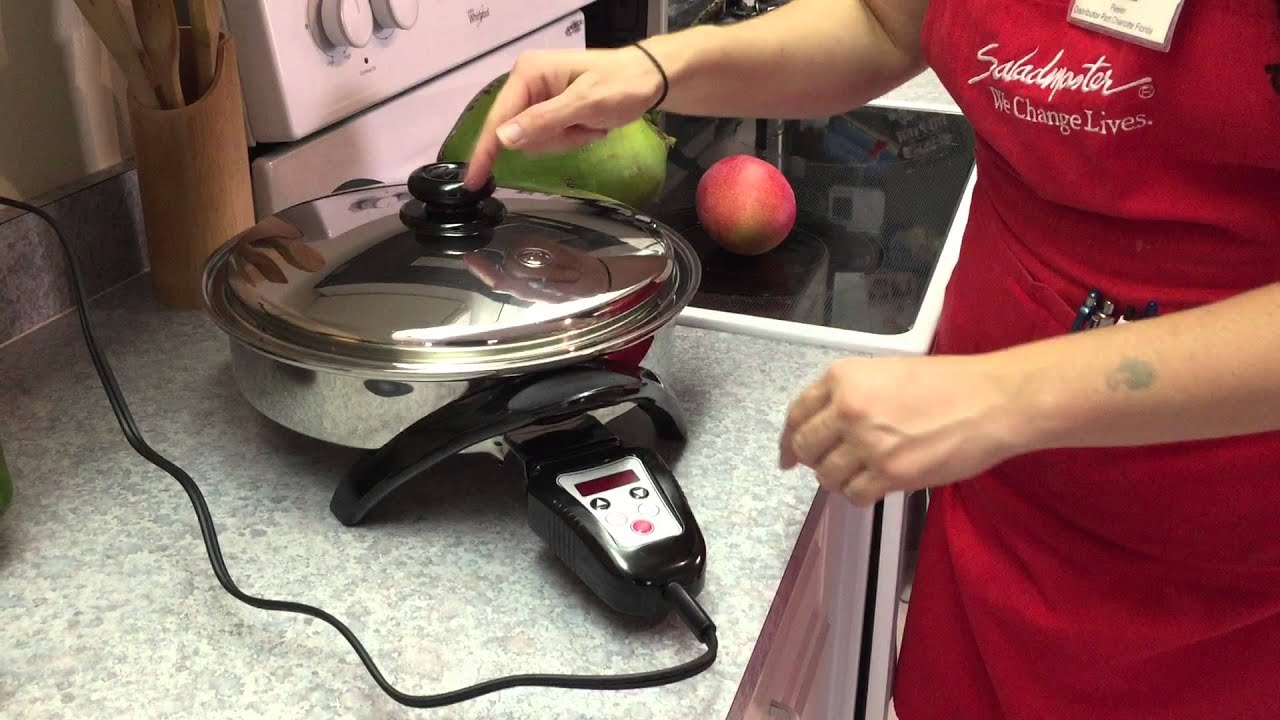Saladmaster electric skillet basic instructions.