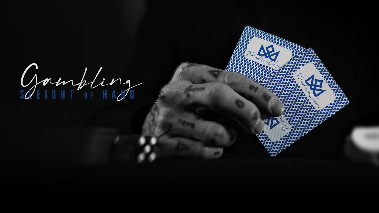 GAMBLING SLEIGHT of HAND with the BLUE SHARPS Playing Cards