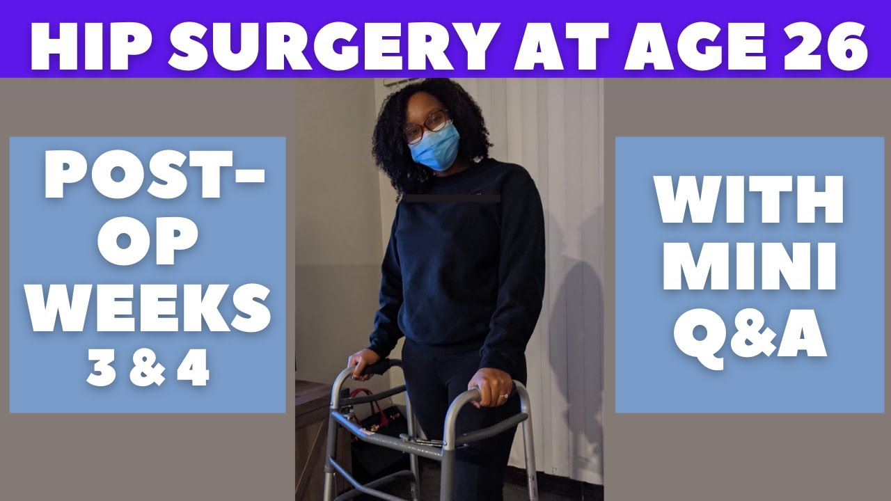 Updates + Mini Q&A | Hip Arthroscopy Labral Repair & PAO | Post Surgery Weeks 3 & 4