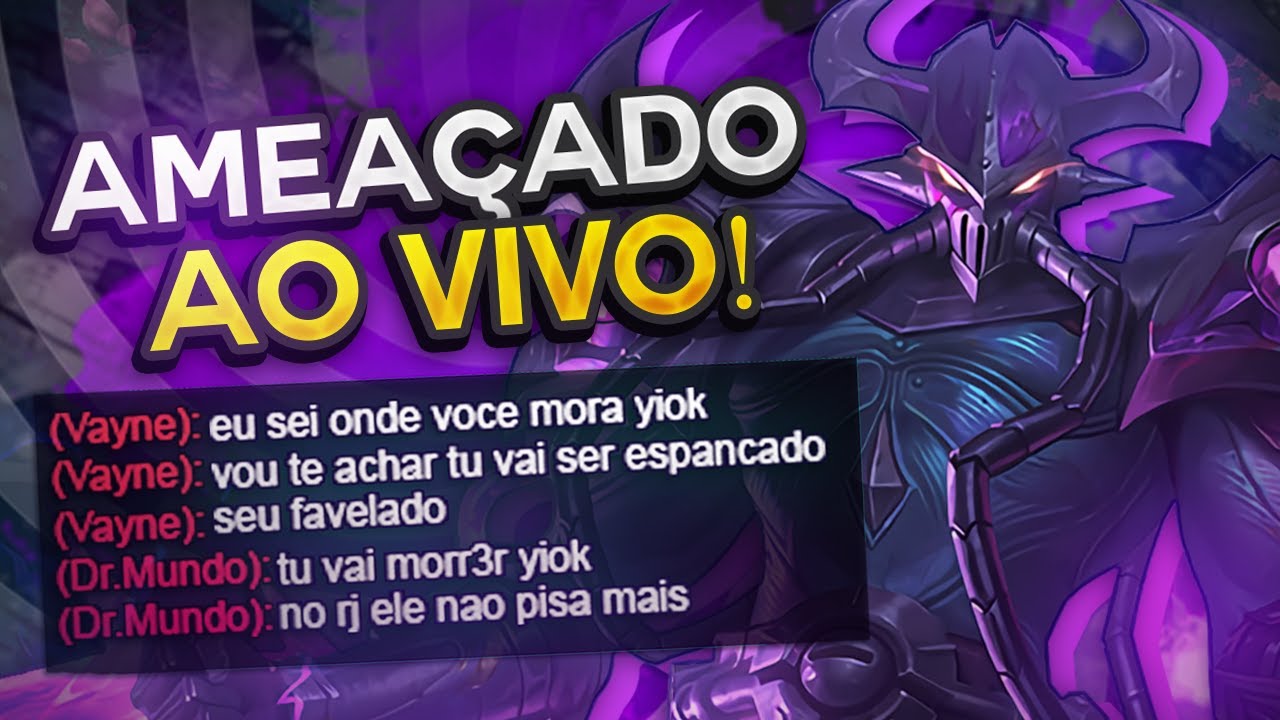 YIOK CAIU COM OS PLAYERS MAIS TÓXICOS DO LOL ...  *FOI AMEAÇADO DE MORT3 AO VIVO*