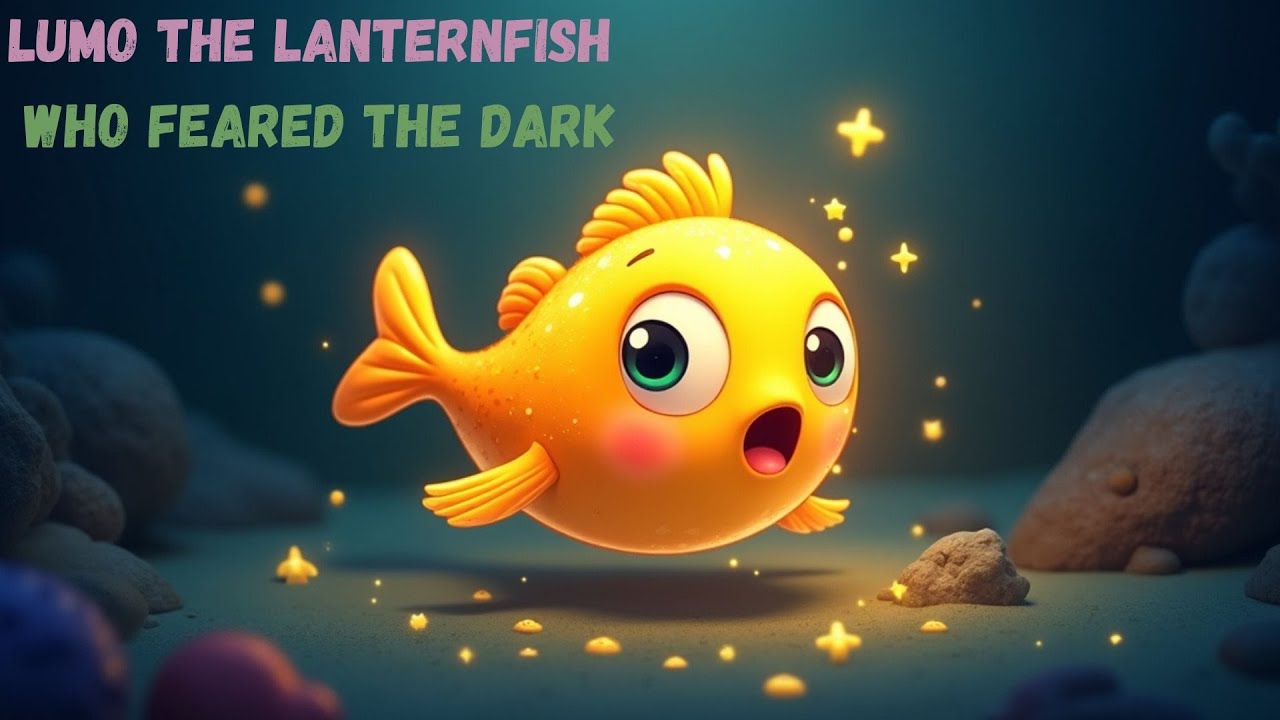 Lumo the Lanternfish Who Feared the Dark | easy english short story | bedtime stories for kids