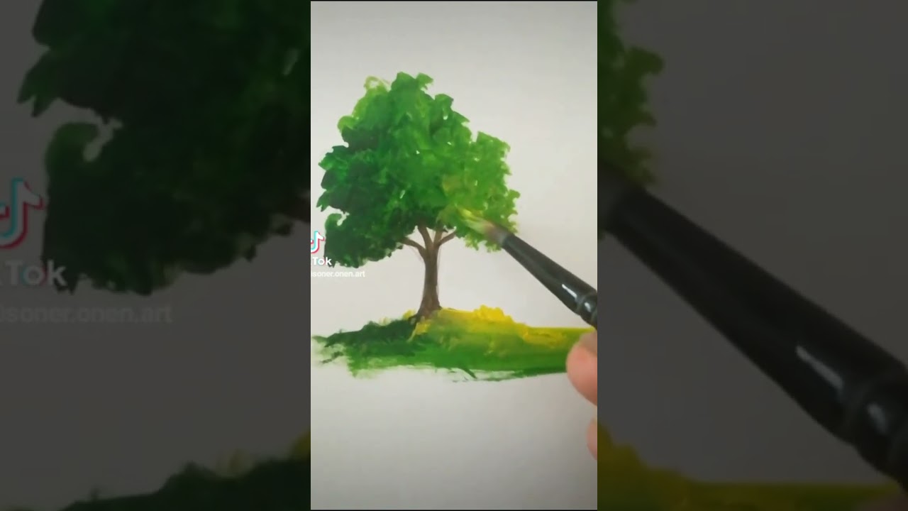 How to paint a tree?