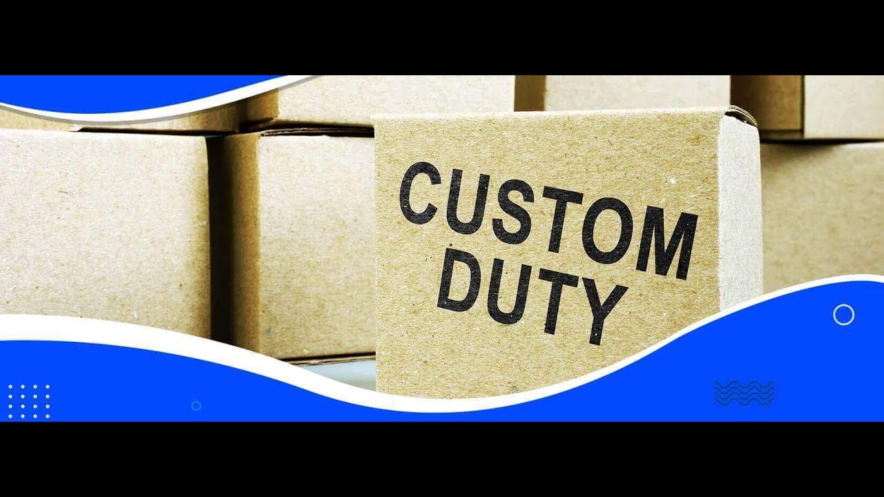 Rate of Duty under Schedule I of Customs Tariff Act