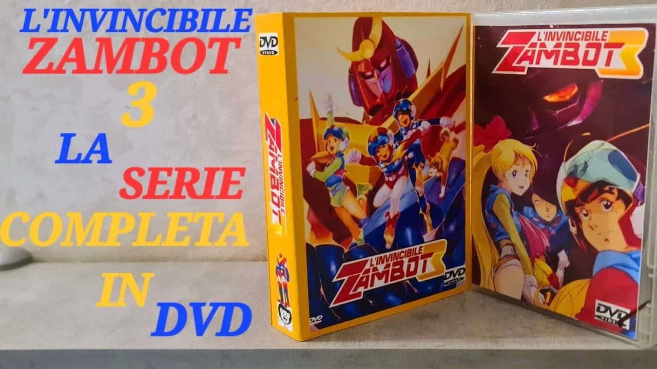 L'INVINCIBILE ZAMBOT 3 LA SERIE COMPLETA IN DVD WHATSAPP 331 4021702 