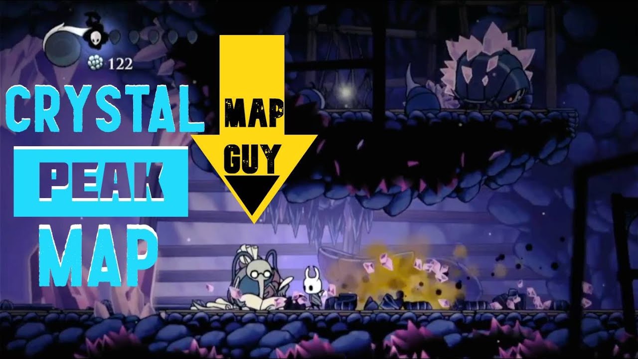 Hollow Knight Crystal Peak Map | Cornifer Location
