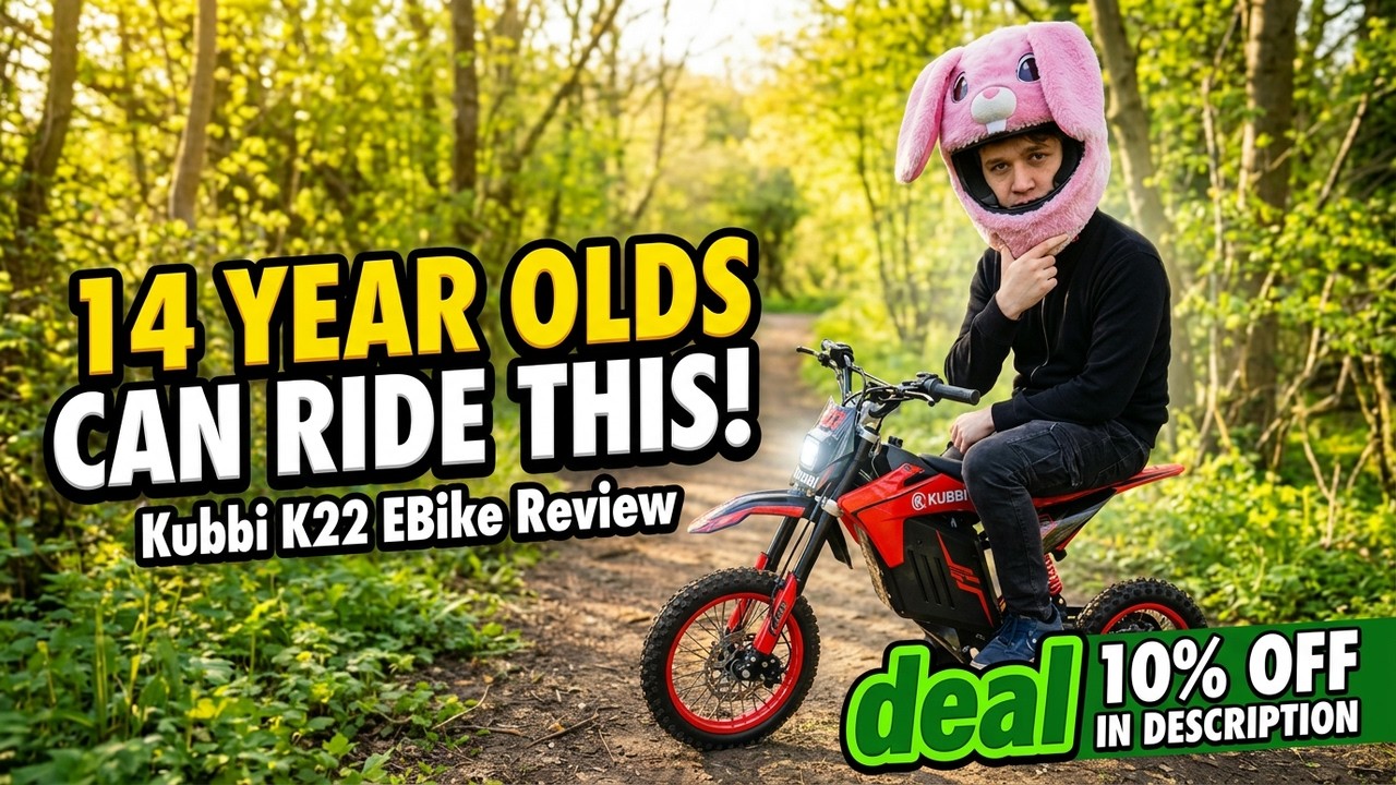 Обзор электровелосипеда Kubbi K22 | На нём могут ездить даже 14-летние!