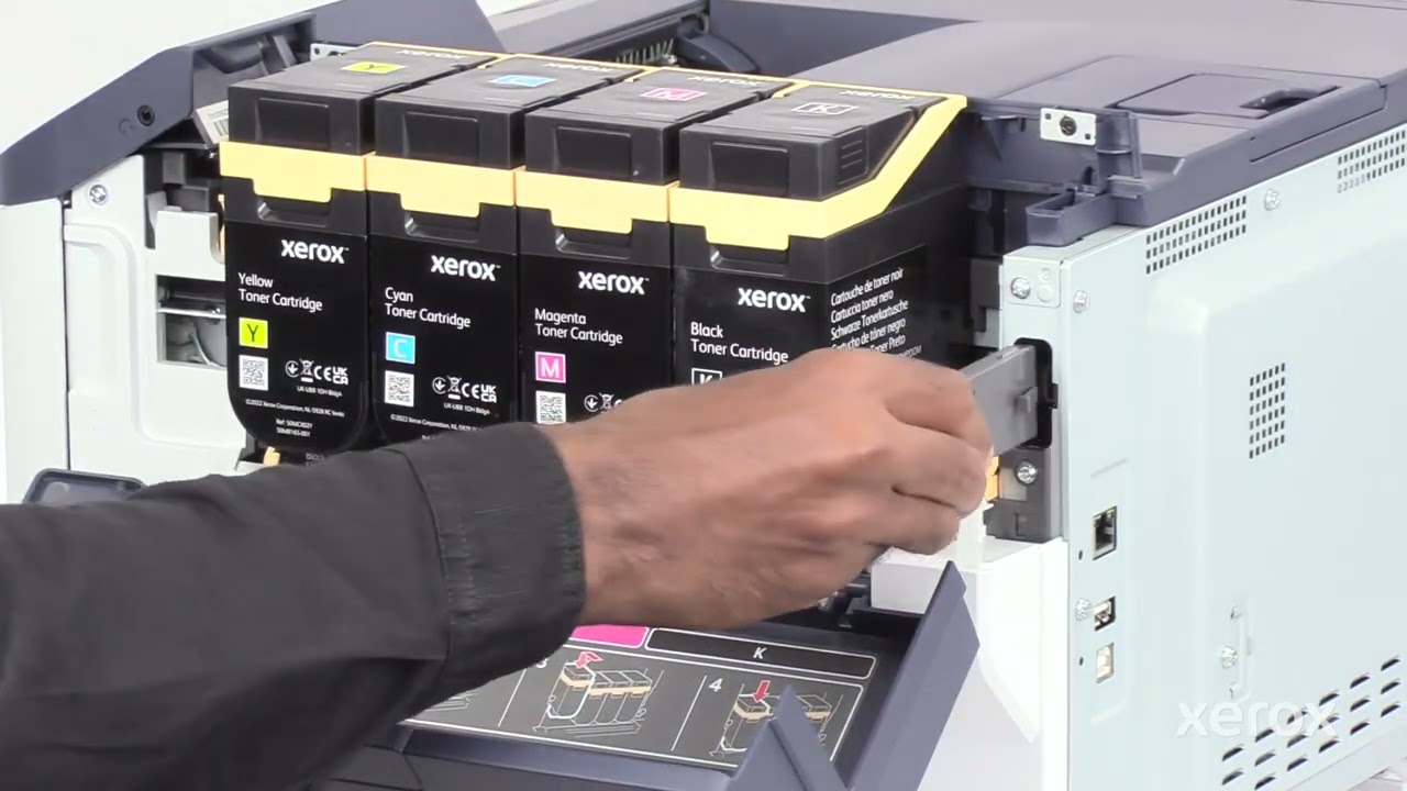 Xerox® C410 Color Printer Install the Wi-Fi Adapter