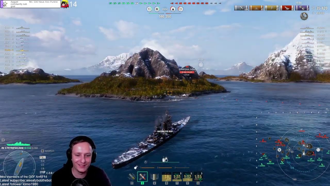 Petropavlovsk - Tankier then most battleships in the game and it is a heavy cruiser