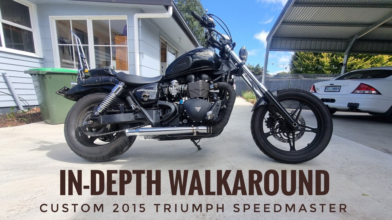 Custom 2015 Triumph 865cc EFI Speedmaster, 4