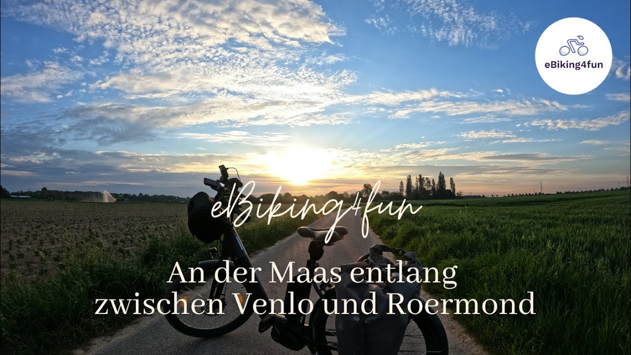 An der Maas entlang zwischen Venlo und Roermond