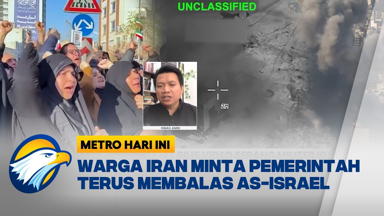 SITUASI TERKINI DI IRAN USAI DIBOMBARDIR ISRAEL | Metro Hari ini