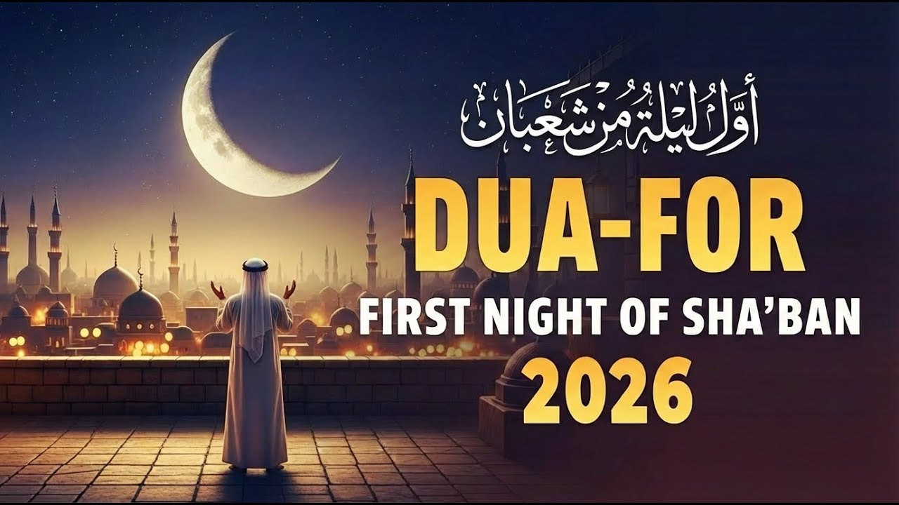 Best Dua to Welcome Sha'ban 1st Night | Gateway to Forgiveness, Blessings of 2026 | Istabraq TV