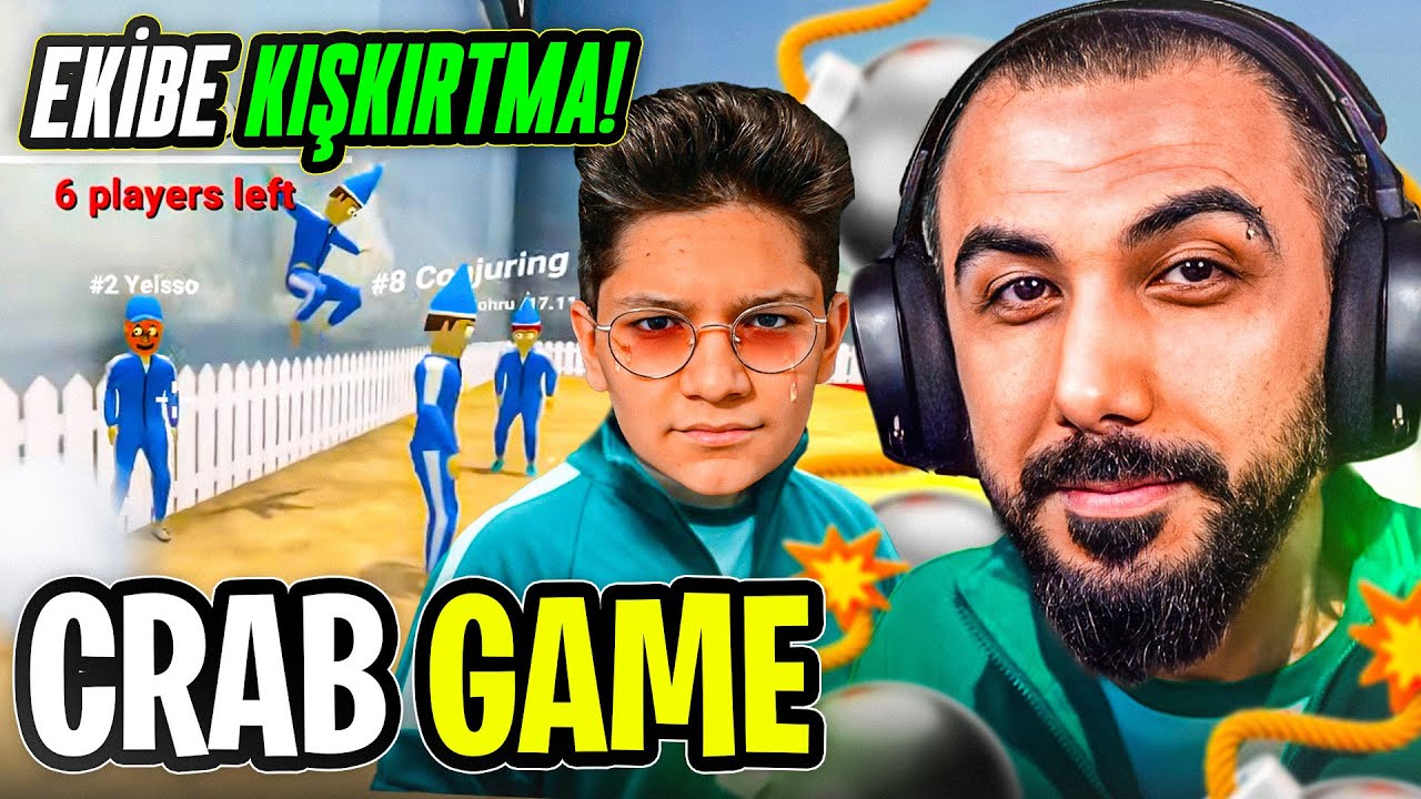 TÜM EKİBE KIŞKIRTMA YAPTIM | EKİPLE SQUID GAME 