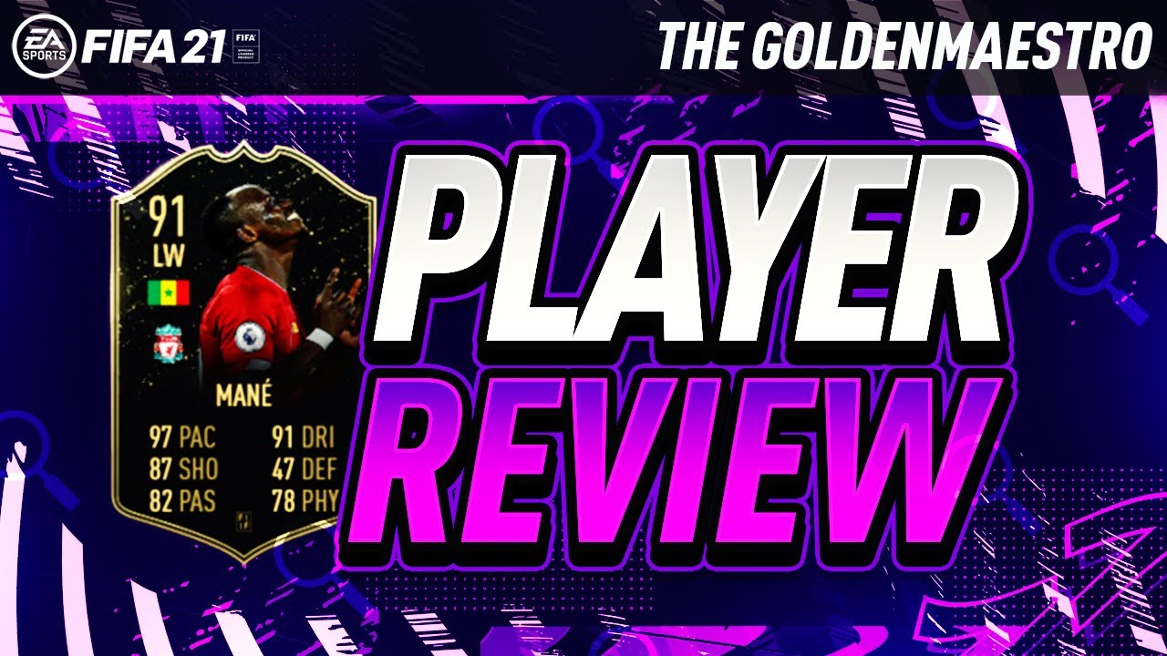 YOU HAVE TO TRY THIS CARD! 91 IF MANE PLAYER REVIEW!(FIFA 21 Ultimate Team)