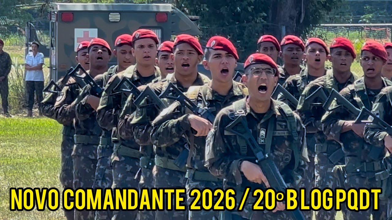 20º BATALHÃO LOGÍSTICO PARAQUEDISTA TEM NOVO COMANDANTE - PASSAGEM DE COMANDO 🇧🇷