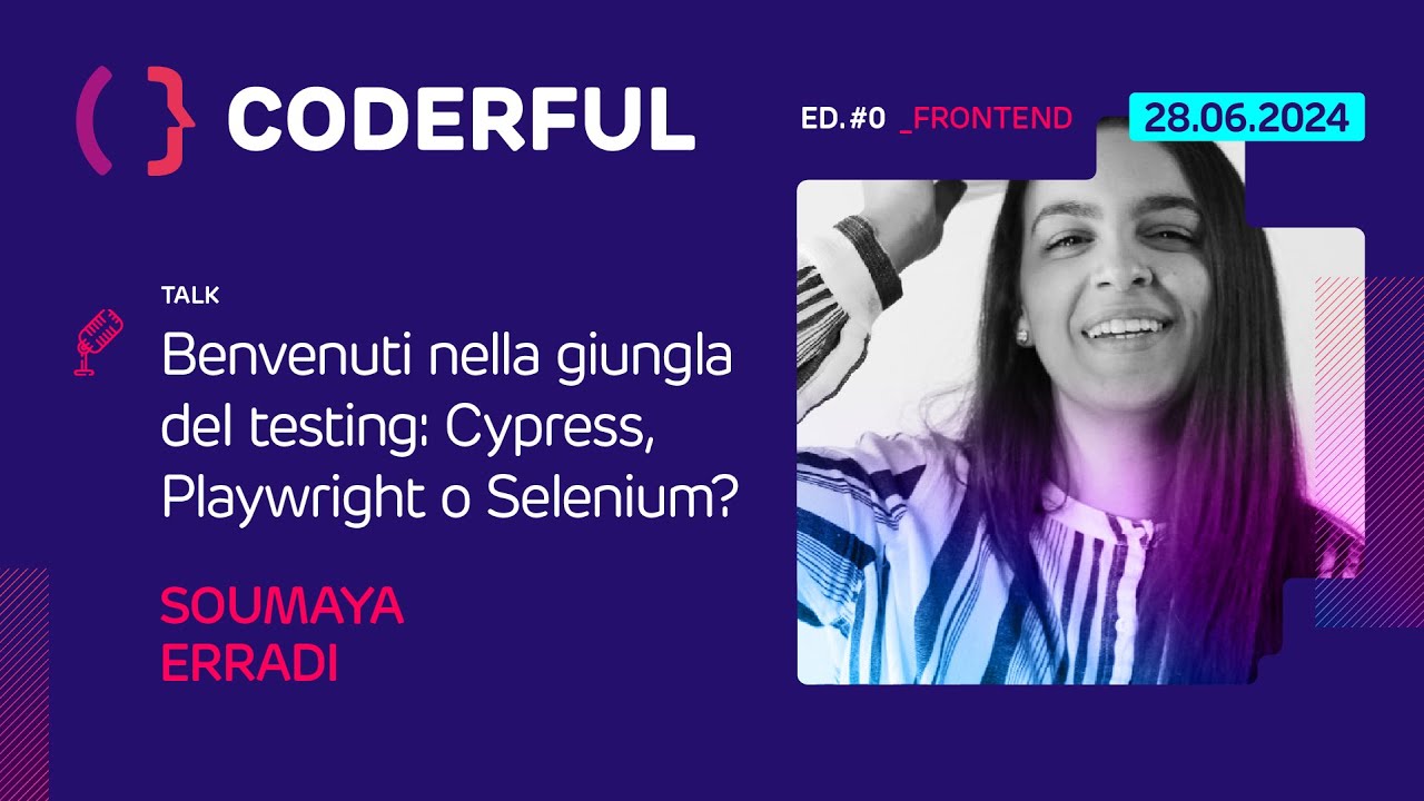 Cypress, Playwright o Selenium? - Soumaya Erradi
