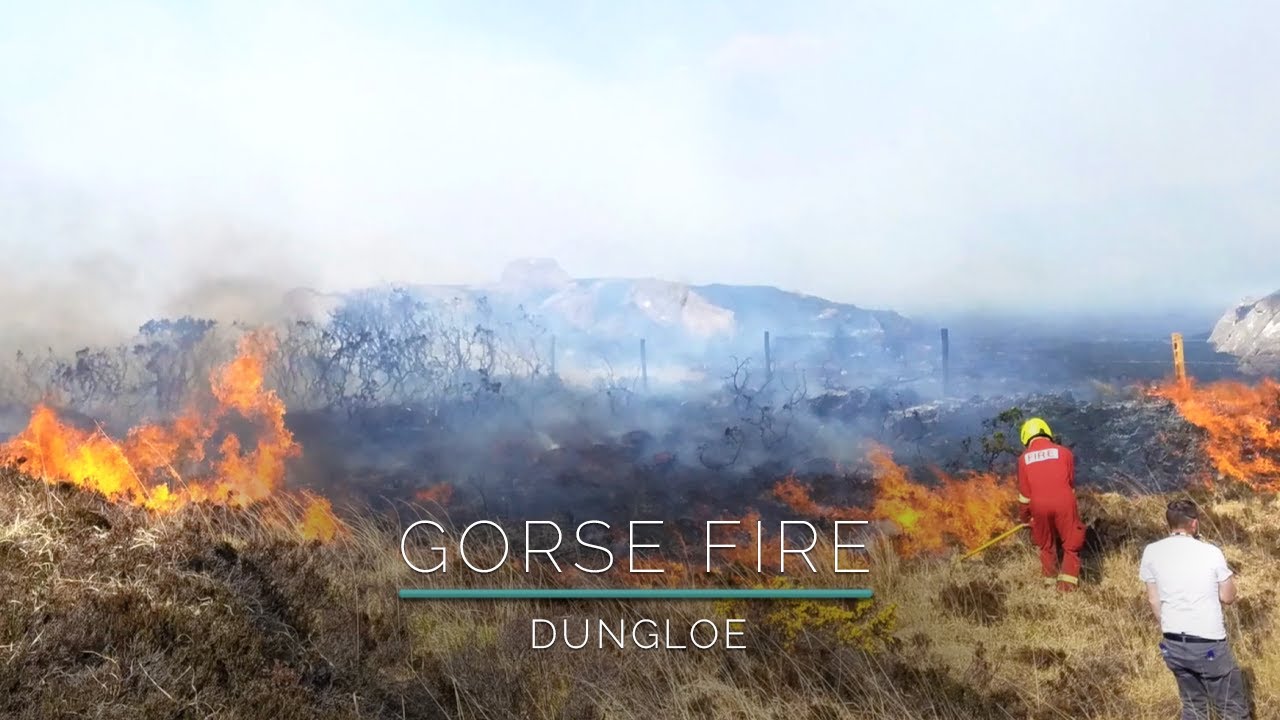 Gorse Fire Dungloe Easter weekend