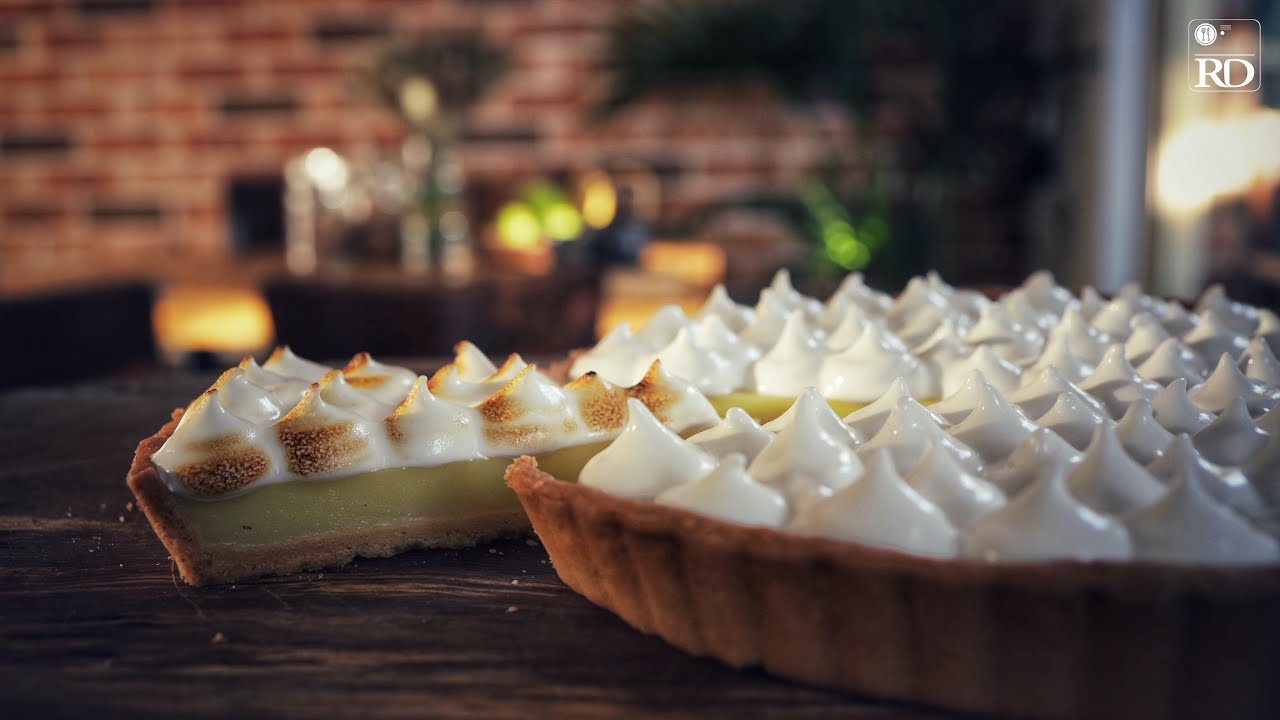 Lemon Meringue Tart [ Vegan ] | Rick Duong